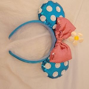 Sequin Minnie Mouse head band